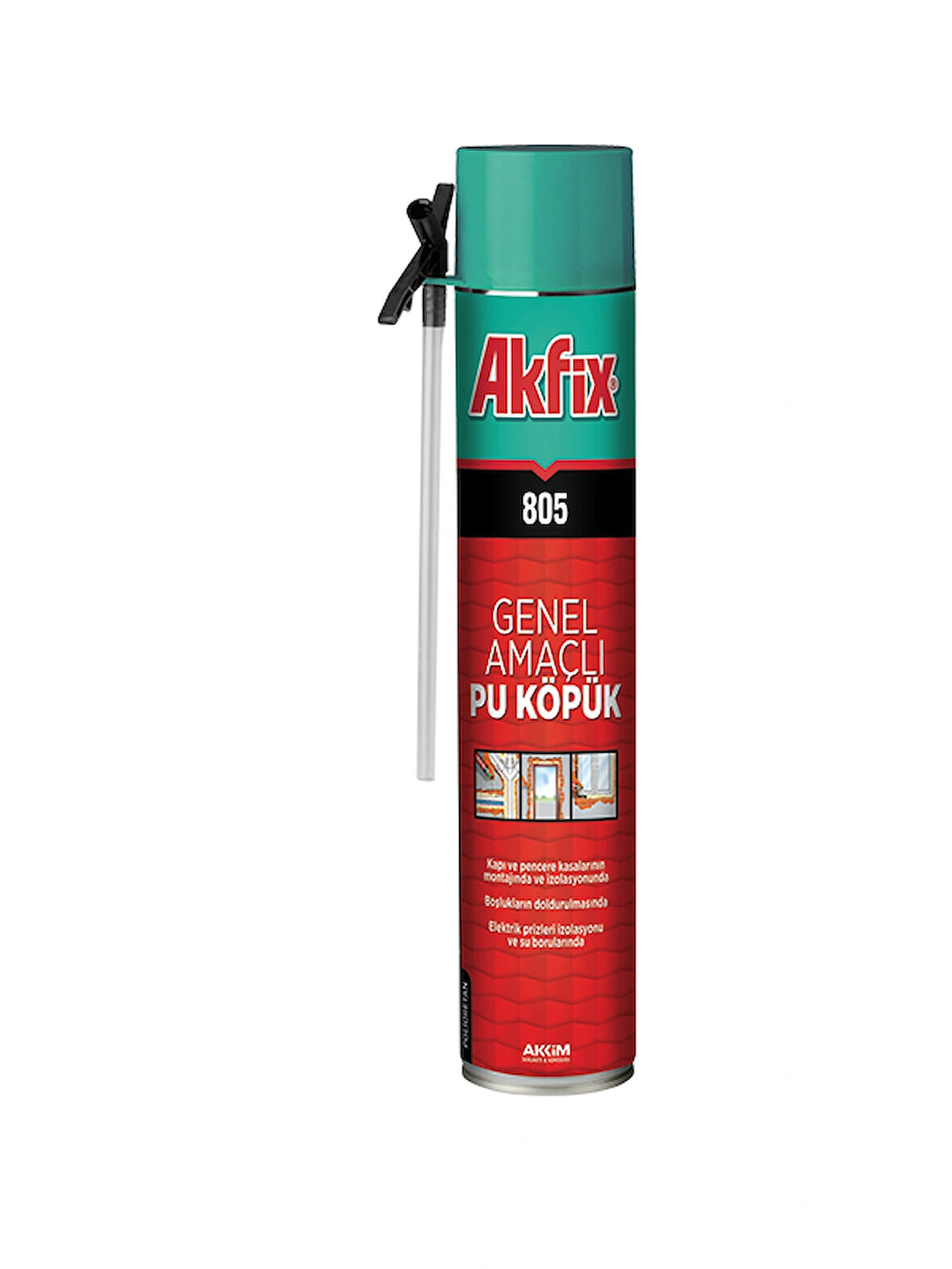 Akfix 805 Genel Amaçlı Poliüretan Montaj Köpüğü