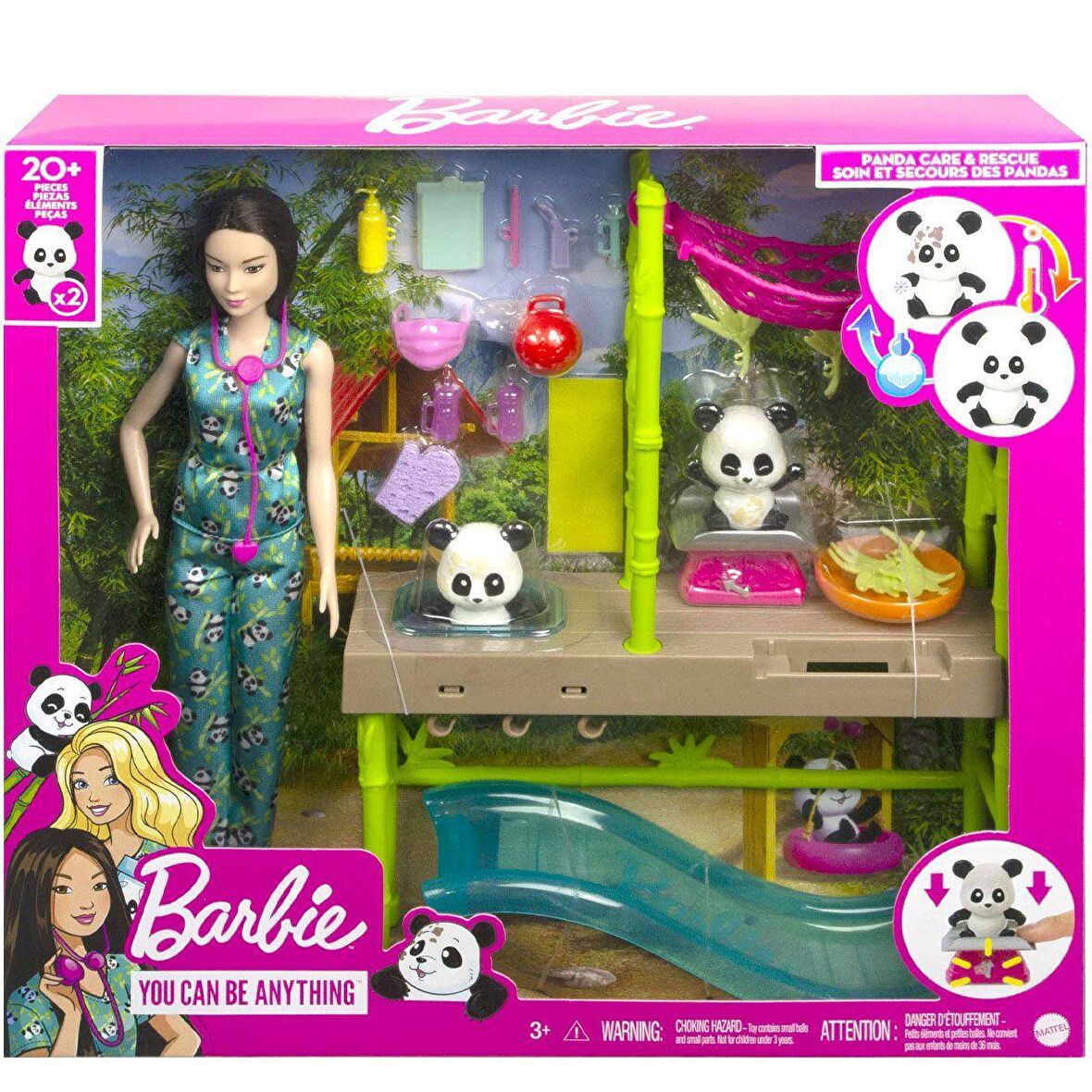 FABBATOYS HKT77 Barbie Panda Bakımı Oyun Seti