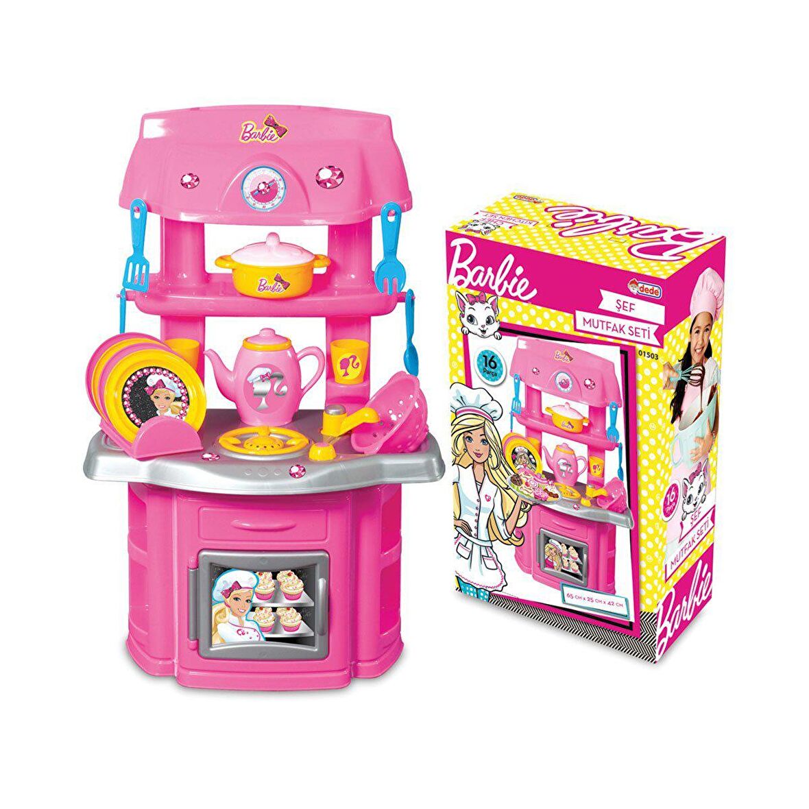 FABBATOYS Barbie Şef Mutfak Seti