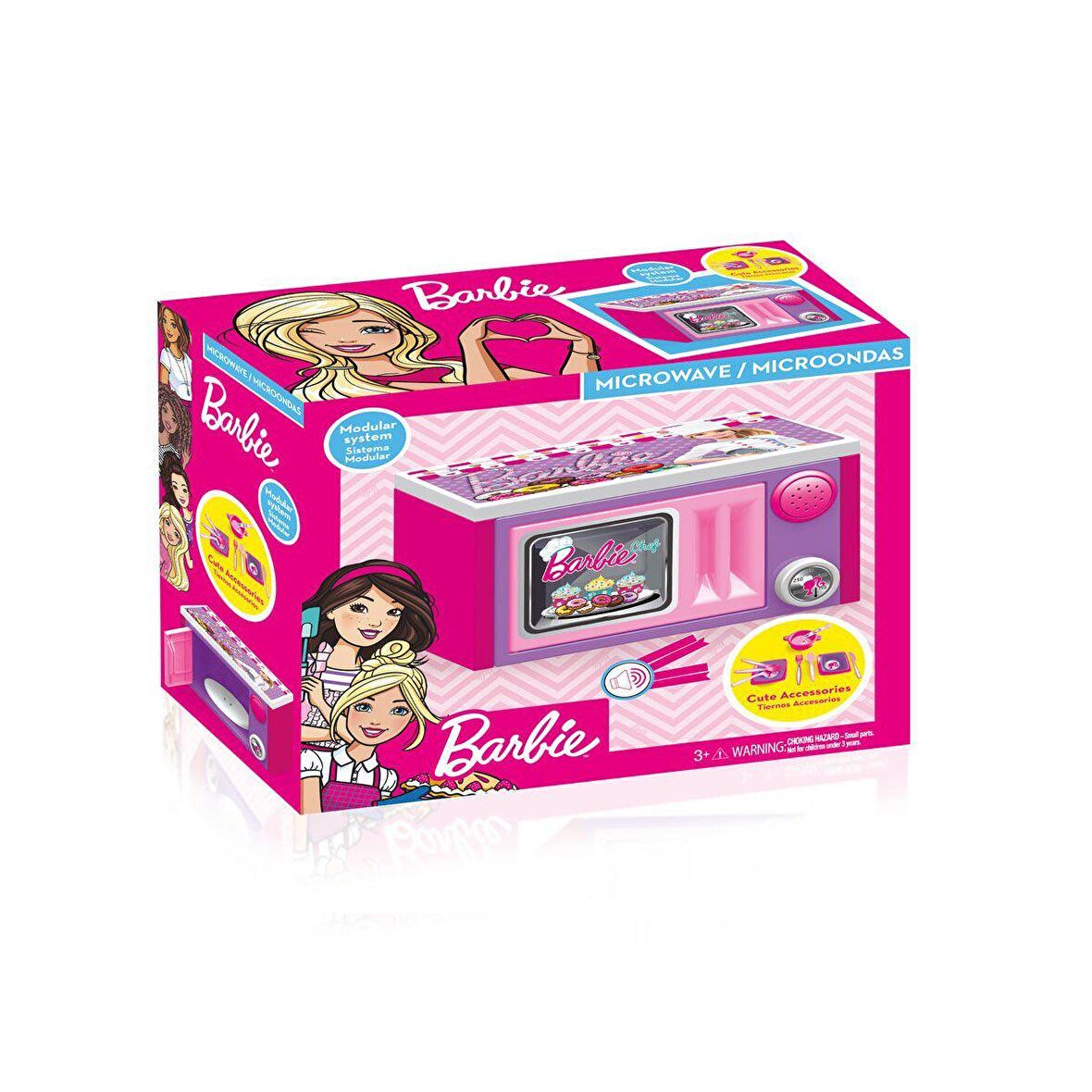 FABBATOYS Barbie Mikrodalga Fırın