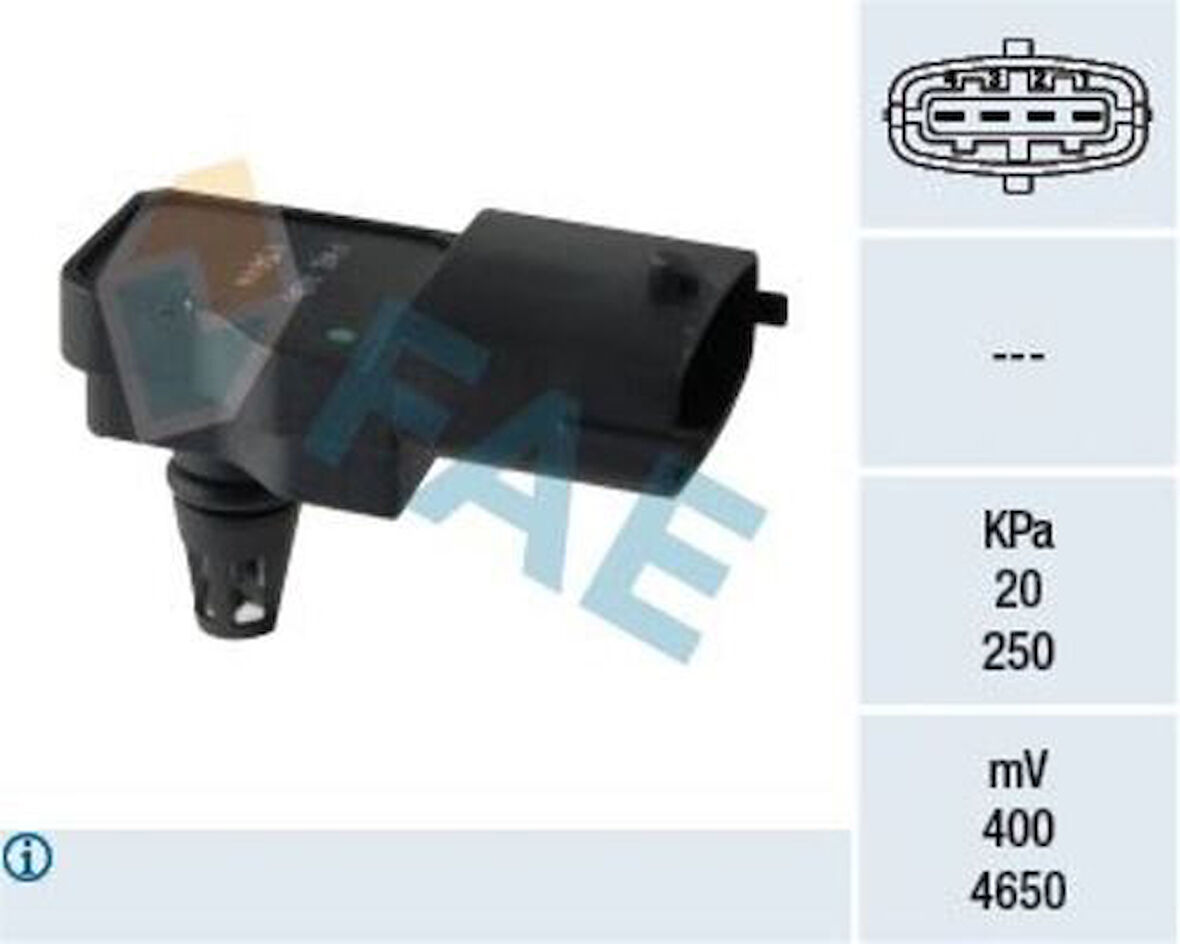 FAE 15044 Map Sensörü Astra J A14Net – A16LET – B14Net Insignia A 09-17 A16LET Astra H – Meriva A 1238244