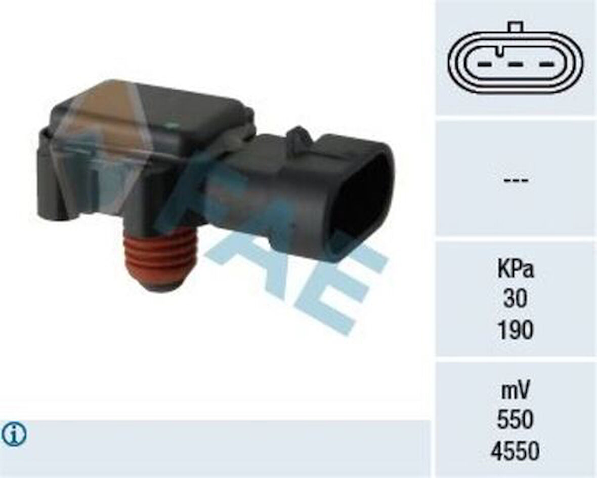 FAE 15079 Map Sensörü Corsa C Astra G Meriva A Y17D 1247049