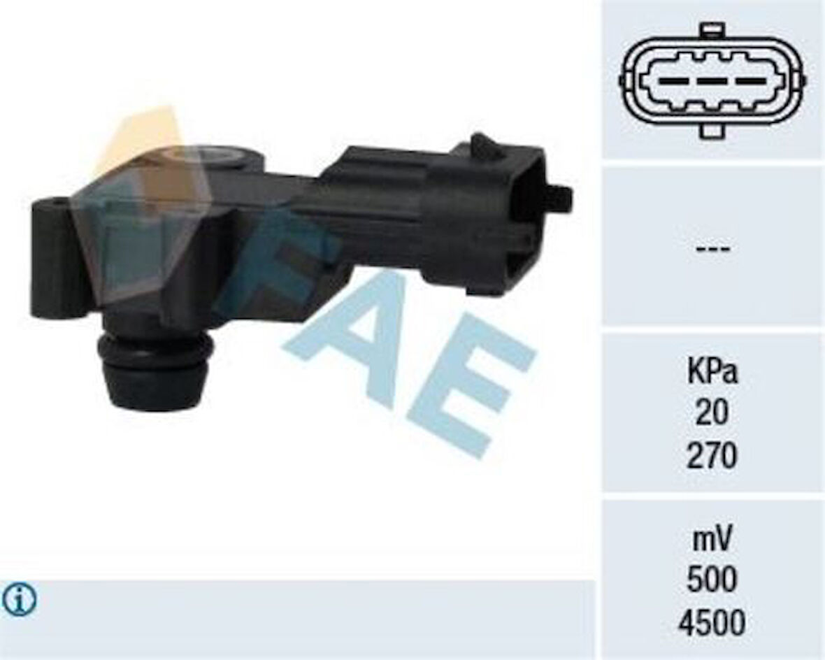 FAE 15100 Map Sensörü Astra J Insignia Mokka Corsa D Corsa E Meriva B Zafira C A14Net A16LET 1238269