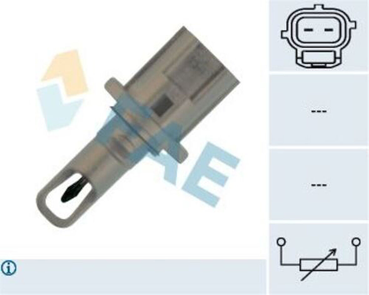 FAE 33224 Hava Filtre Sıcaklık Sensörü Connect 1.8TDCI 02-13 Fiesta 1.4 1.6 95-02 Mondeo 2.0 16V 92-00 Mazda III 121 1.25 1.3 96-02 3477940