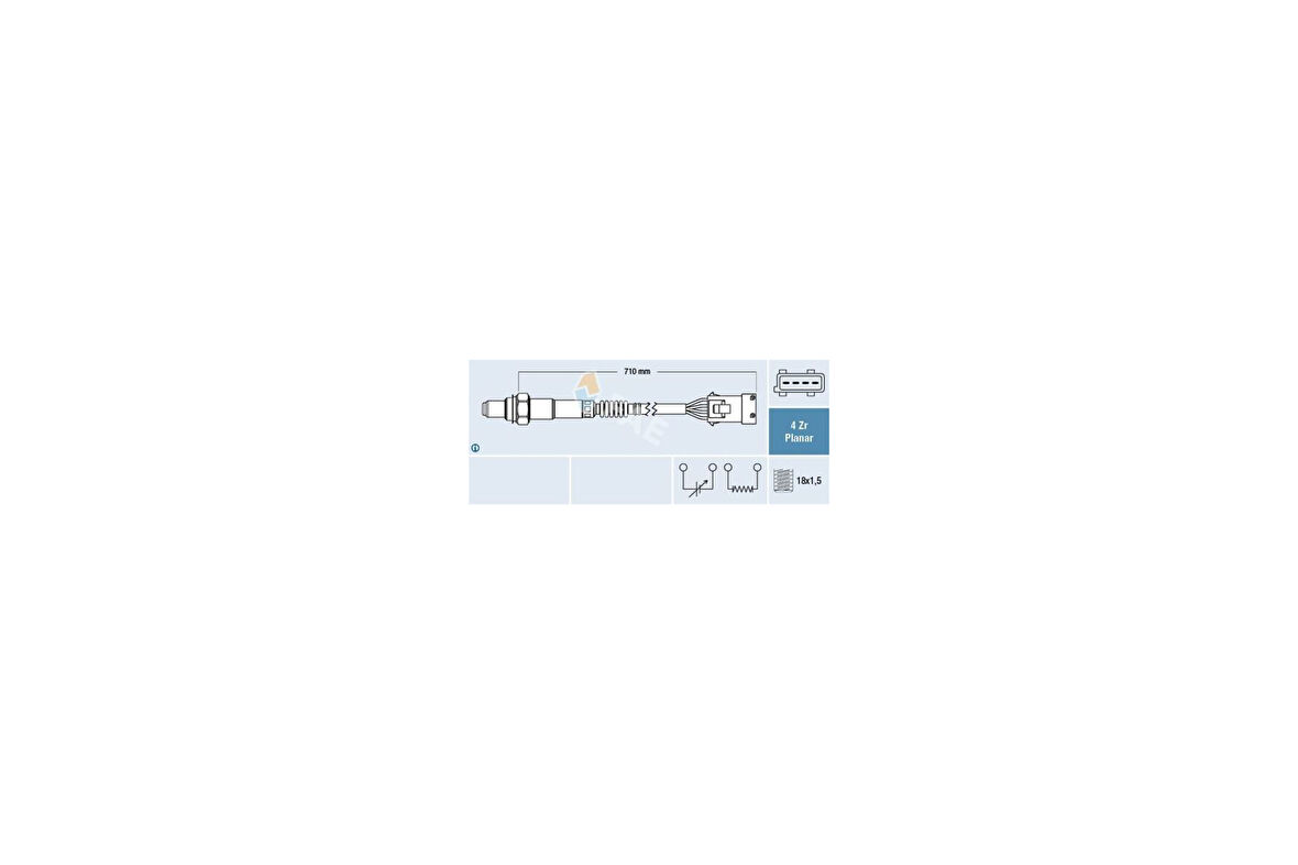 FAE 77413 Egsoz Sensörü (Hego Sensör) Volvo C70 I S60 I S80 I V70 I XC70 Xc 89 30637837
