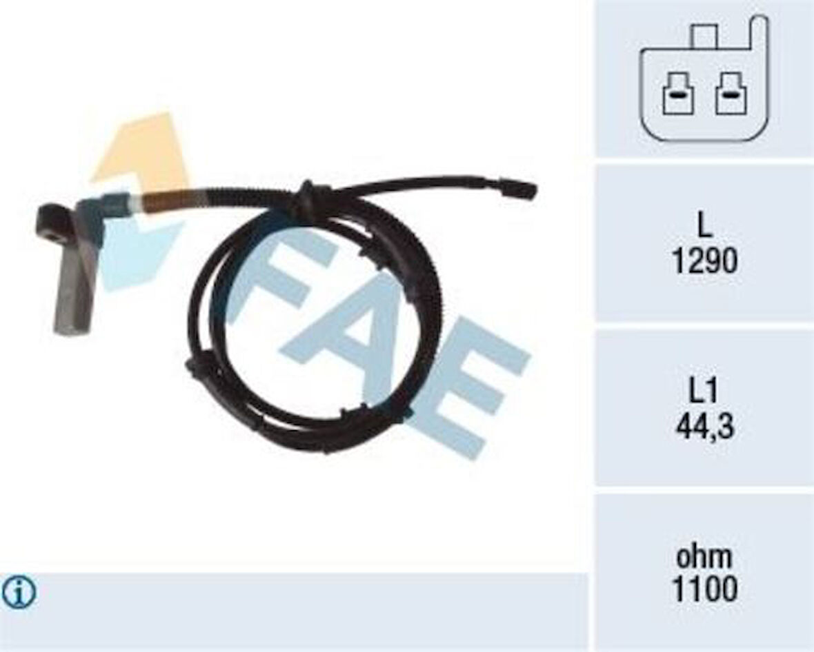 FAE 78068 Tekerlek Hız Sensörü Sol Arka Aks Grans Cherokee I 56027723