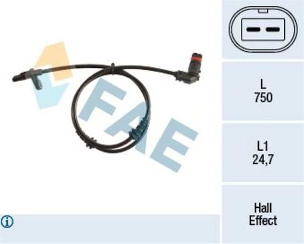 FAE 78210 ABS Sensörü Ön GLK-Class X204 4Matic 08-14 A2045400517