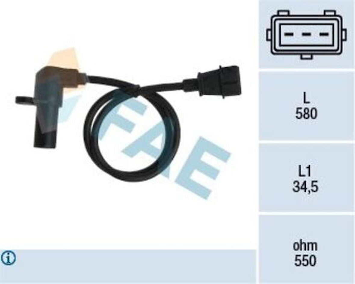 FAE 79075 Krank Devir Sensörü Astra G X14Xe X16XEL 6238098