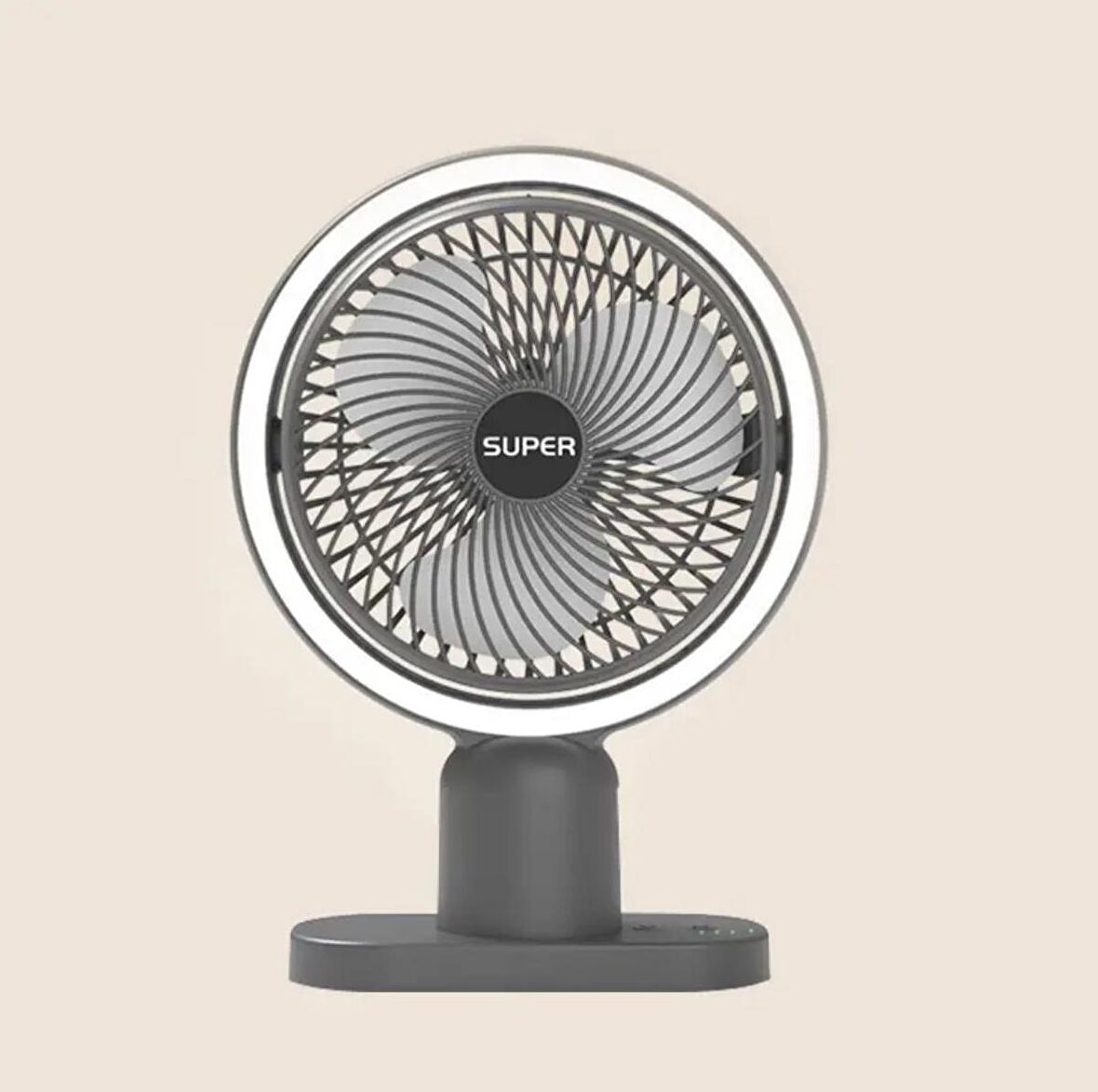 3 Kademeli Masaüstü Vantilatör Şarjlı Soğutucu Usb Fan