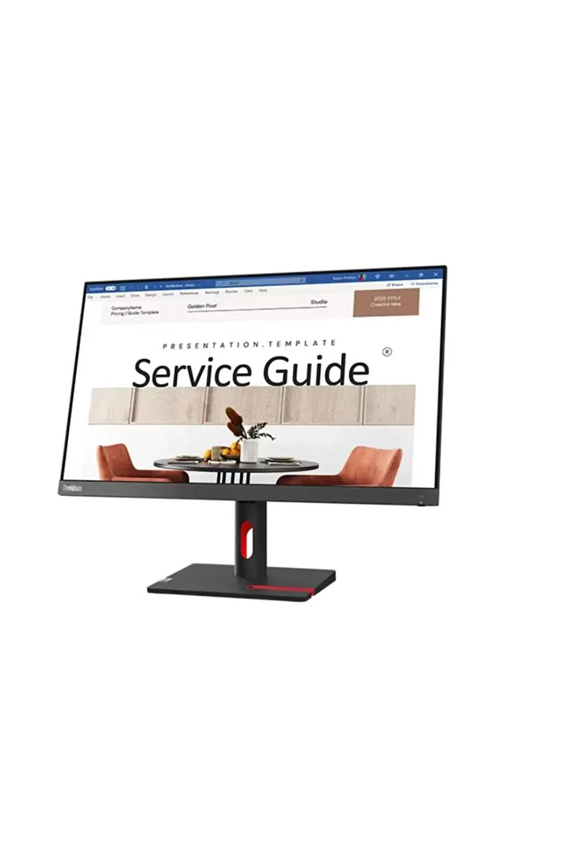 23.8 Inc Thinkvision 63Dekat3Tk 6 Ms  Uyumlu 100 Hz Hdmi+Vga Led Monitör