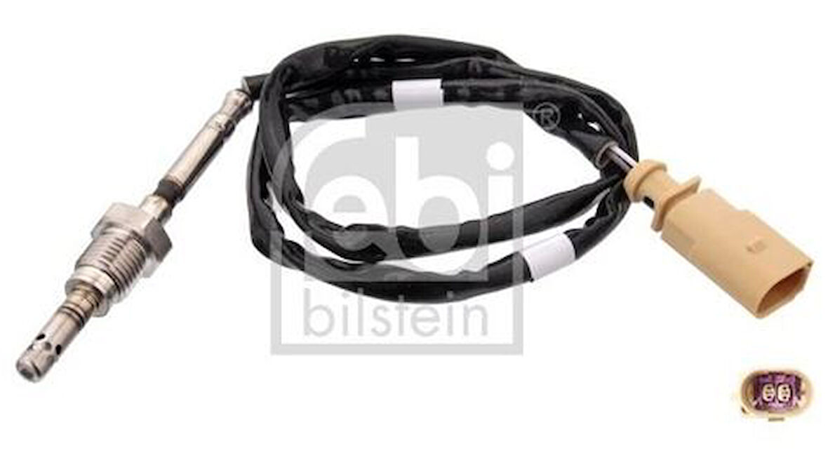 Febi 100808 Egzoz Sıcaklık Sensörü Dizel Partikül Sonrası Golf VII Passat A3 Octavia Superb Seat Leon 13- 04L906088B