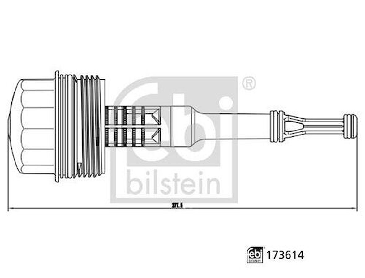 Febi 173614 Yağ Filtre Kapağı (OM651) W176 14-18 W246 14-18 W204 08-14 W205 14-18 C205 15-18 C117 13-19 W212 09-16 W447 14- A6511800138