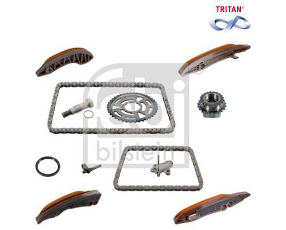 Febi 174020 Eksantrik Zincir Seti Alt Üst BMW B47 N47 D20 C F10 F20 F30 F80 G30 F40 F44 F45 F46 F32 F34 F36 F48 F39 F25 F26 G01 G02 F14 11318570649