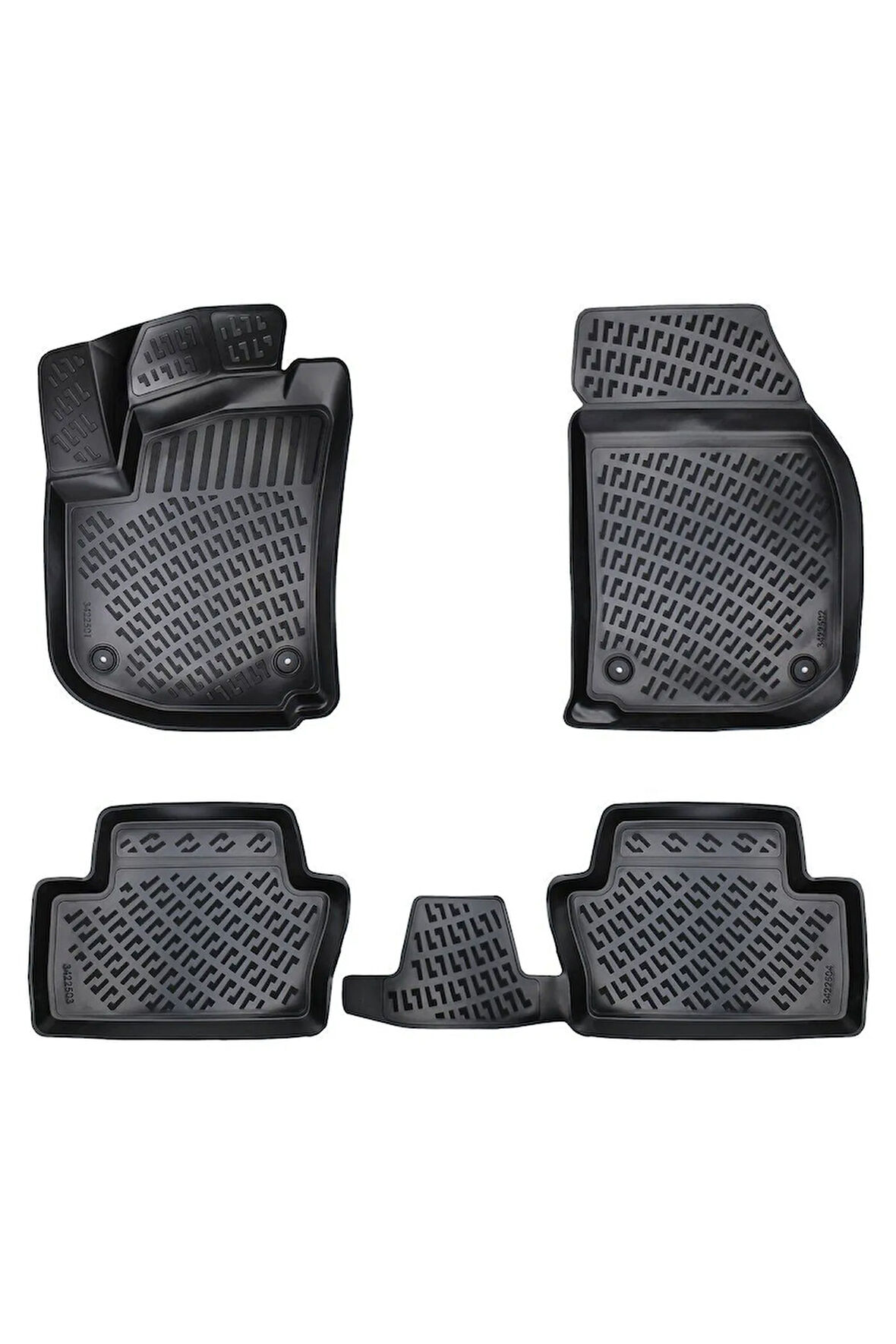 Opel Zafira B 2009 Araca Özel Tasarım 3D Havuzlu Paspas