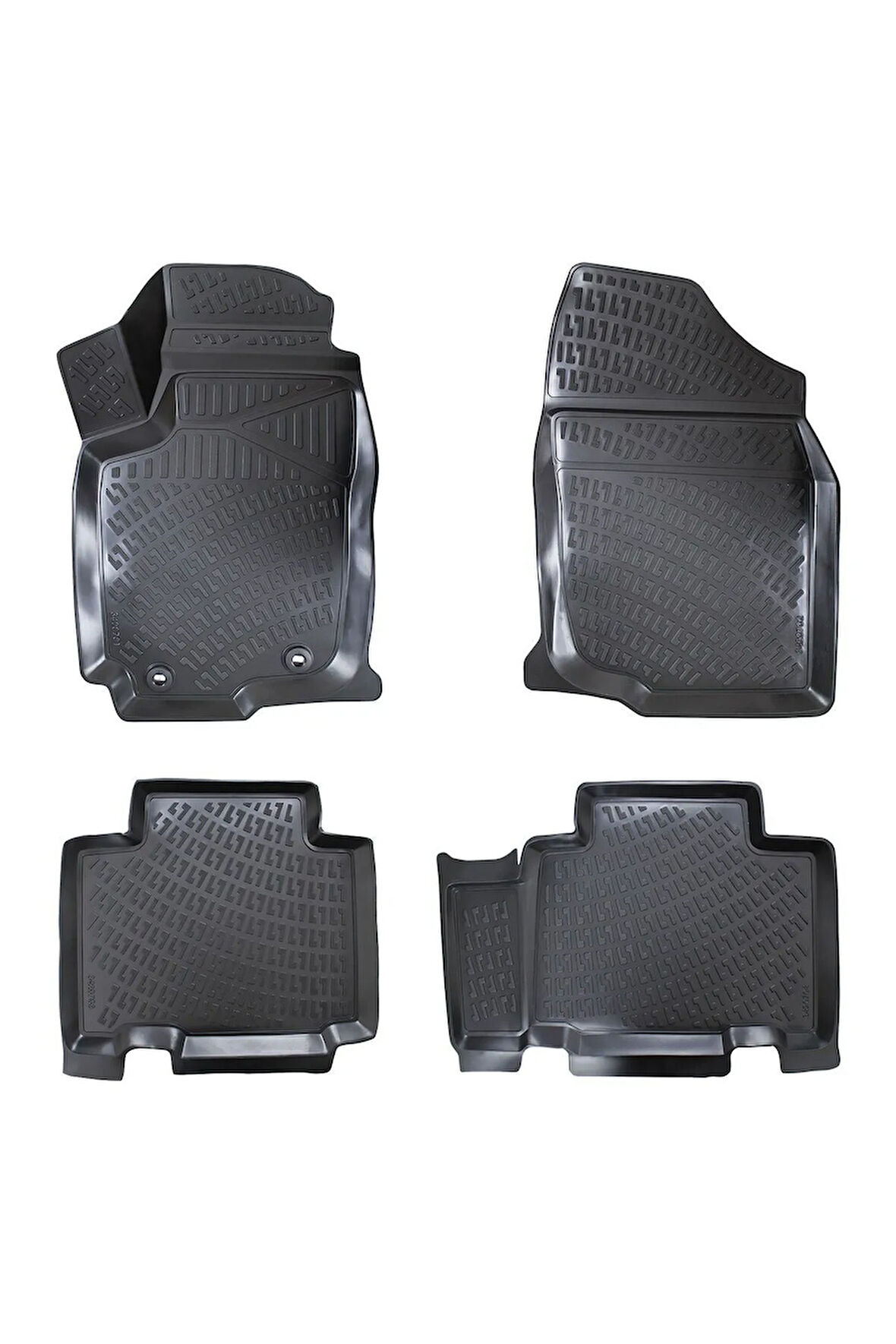 Toyota Rav4 2013-2018 Araca Özel Tasarım 3D Havuzlu Paspas