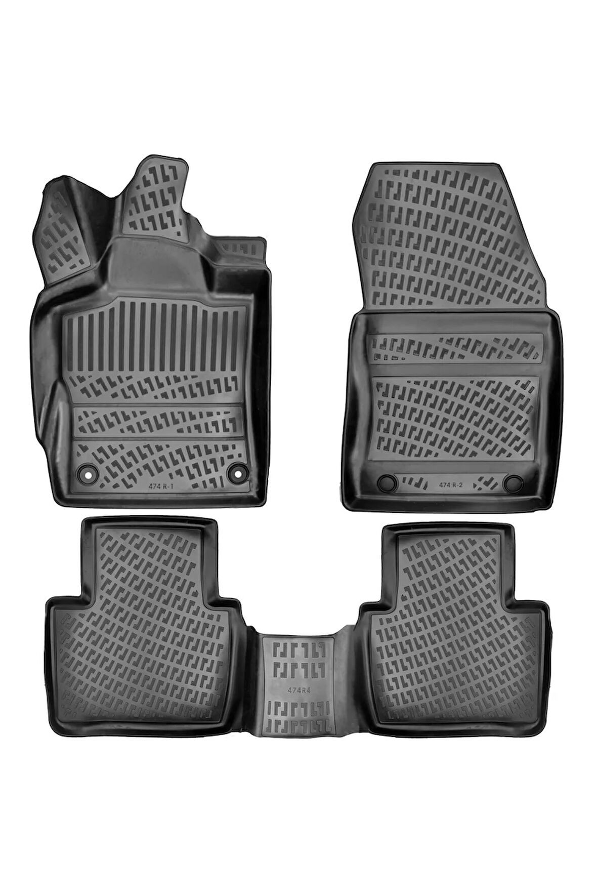 Peugeot 408 2024 Araca Özel Tasarım 3D Havuzlu Paspas