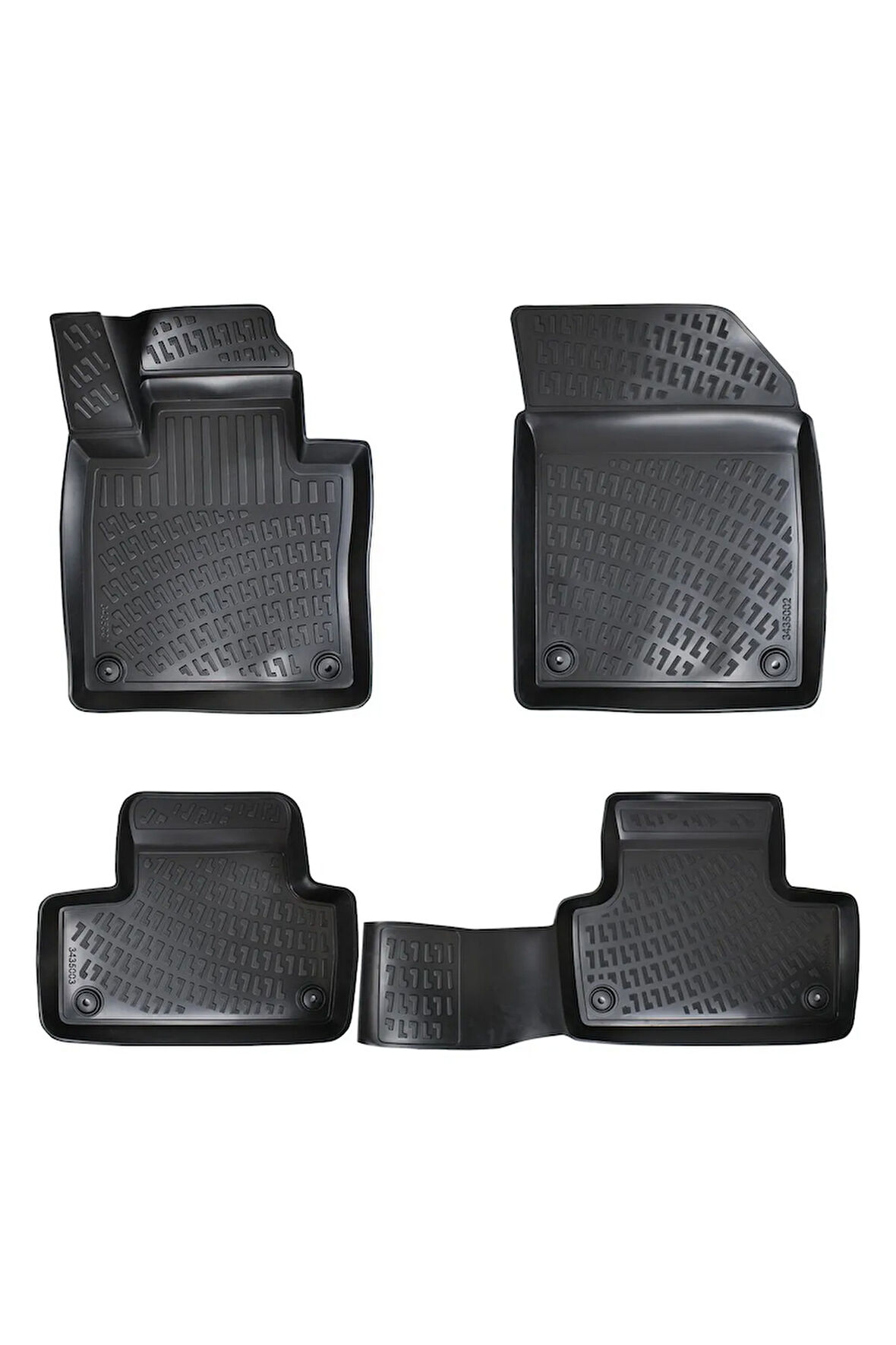 Volvo XC-60 2017 yeni kasa Araca Özel Tasarım 3D Havuzlu Paspas