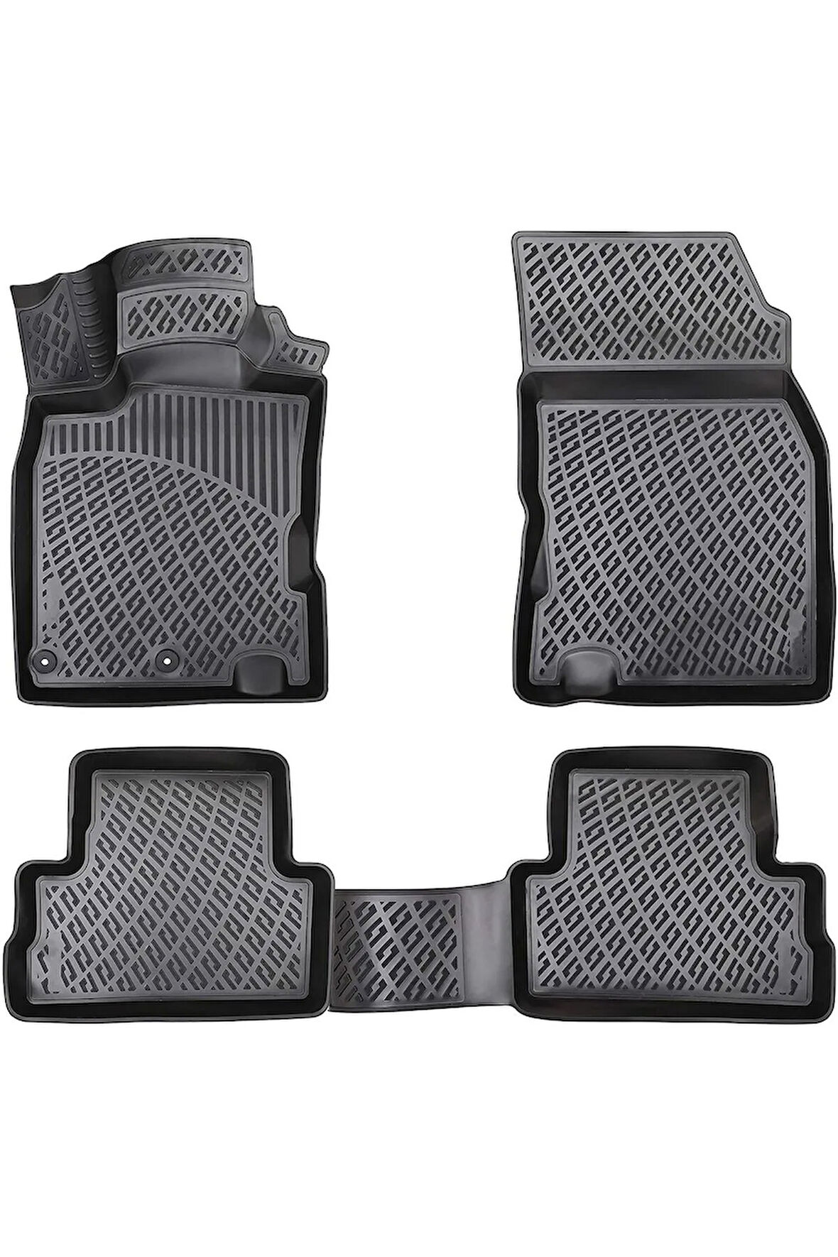 Nissan Qashqai 2016 Araca Özel Tasarım 3D Havuzlu Paspas