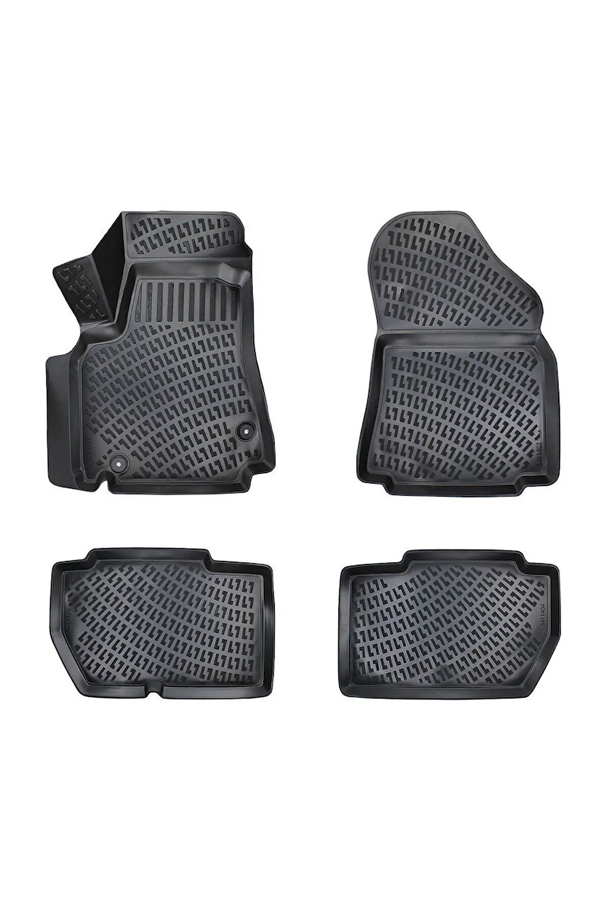 Citroen Berlingo 90 HP 2009 Araca Özel Tasarım 3D Havuzlu Paspas