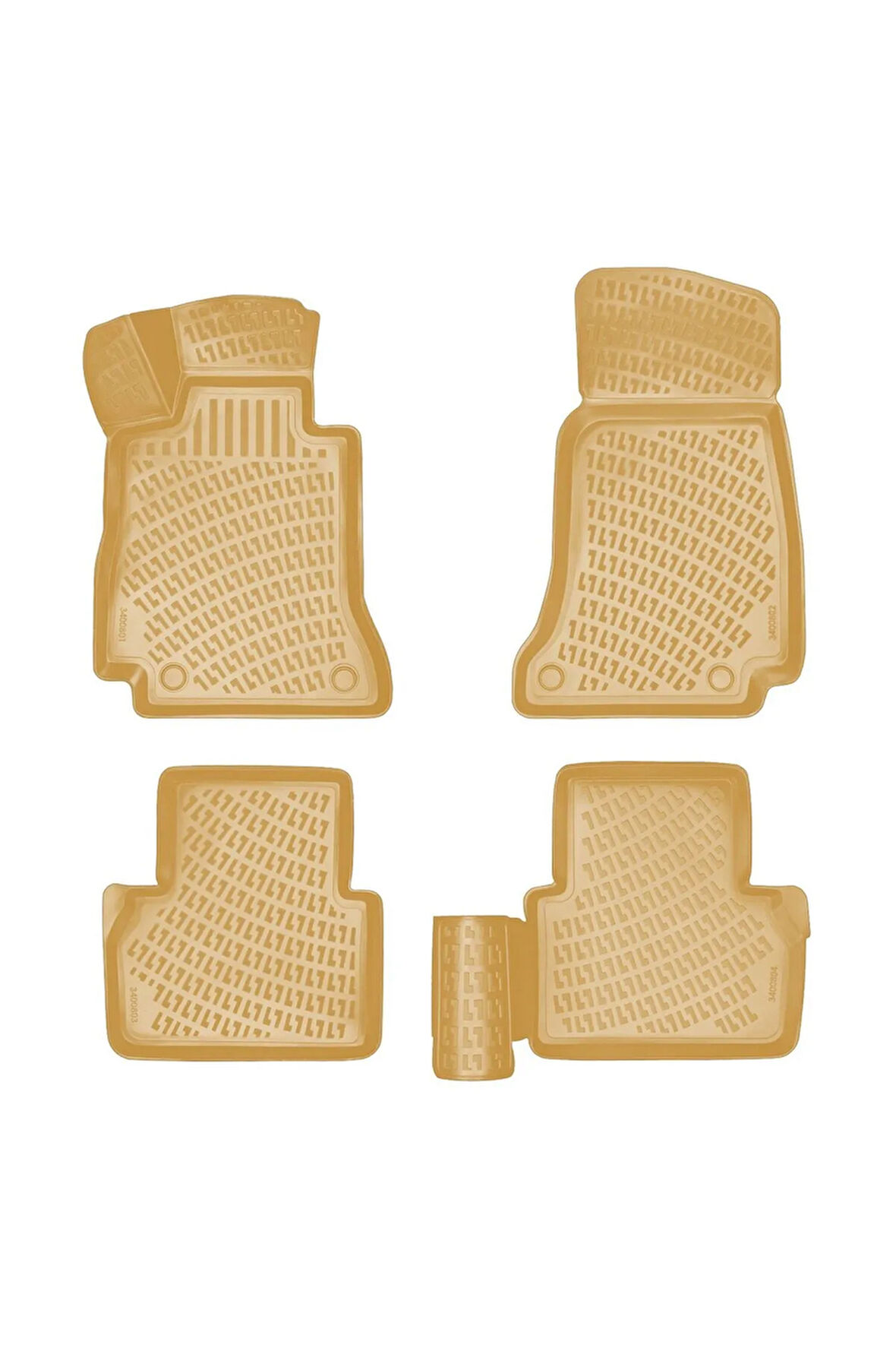 Mercedes E Serisi W213 2022 Araca Özel Tasarım 3D Havuzlu Bej Paspas