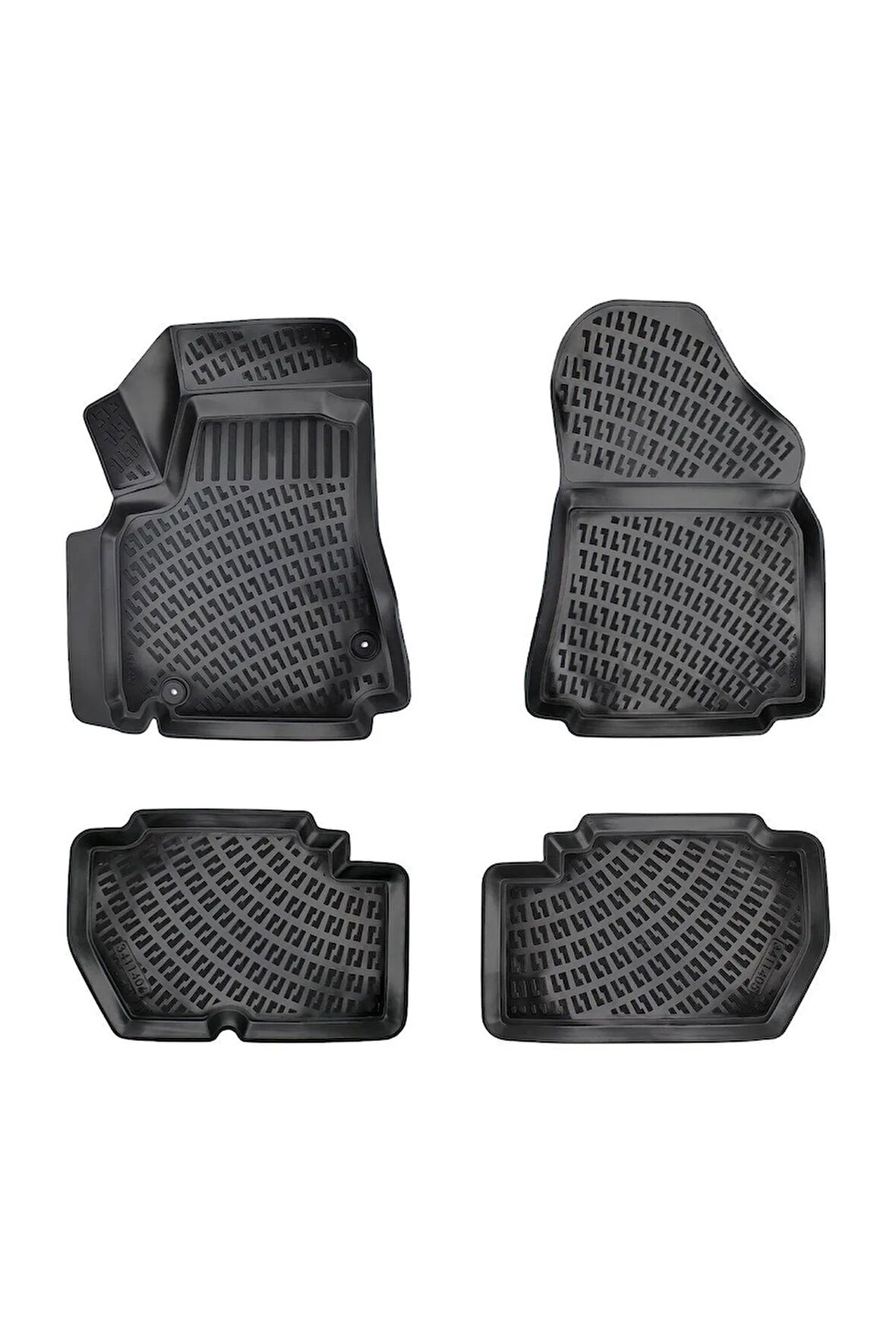 Peugeot Partner Tepe 110 HP 2009 Araca Özel Tasarım 3D Havuzlu Paspas