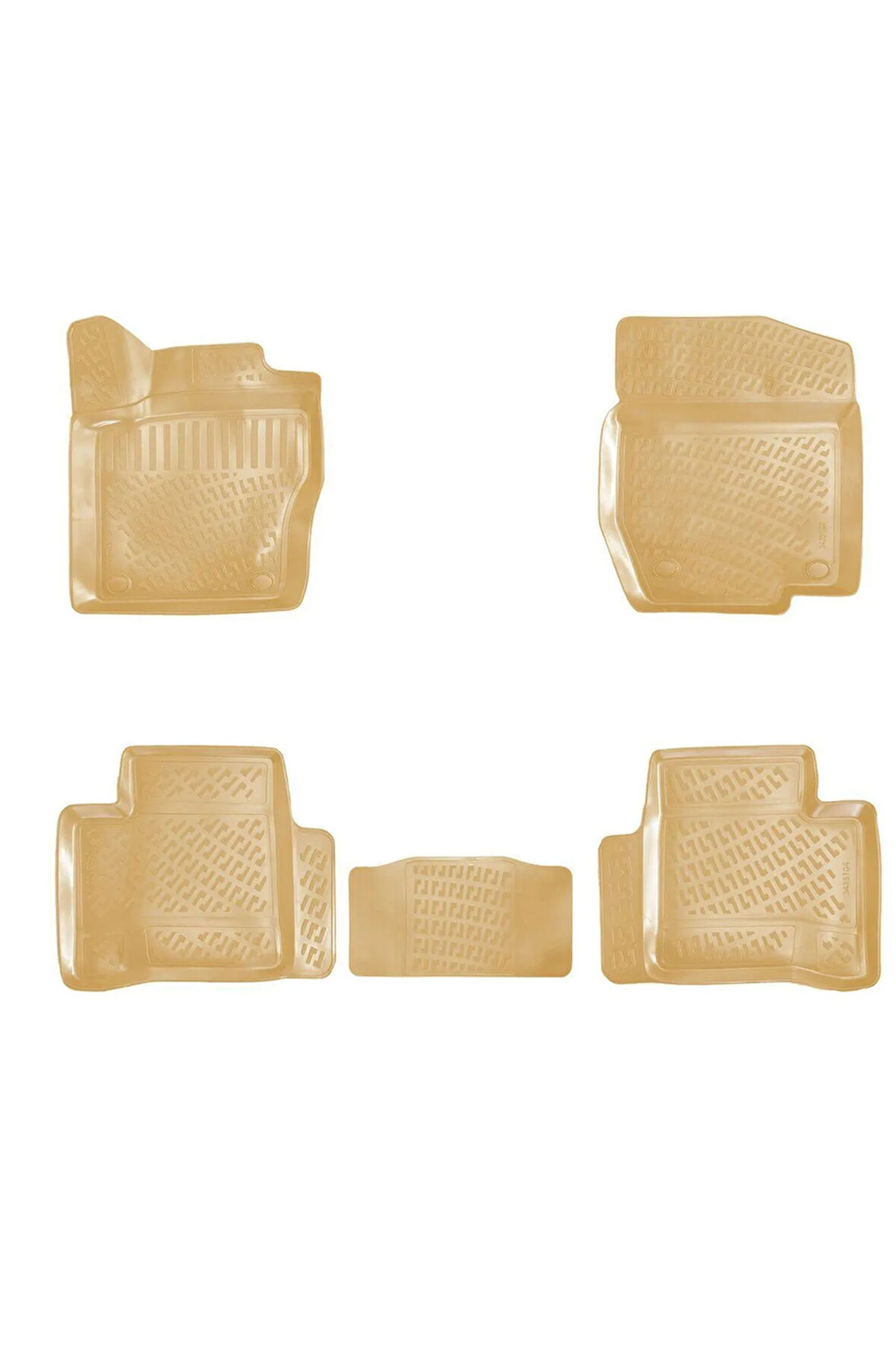 Mercedes GL 2009 Araca Özel Tasarım 3D Havuzlu Bej Paspas