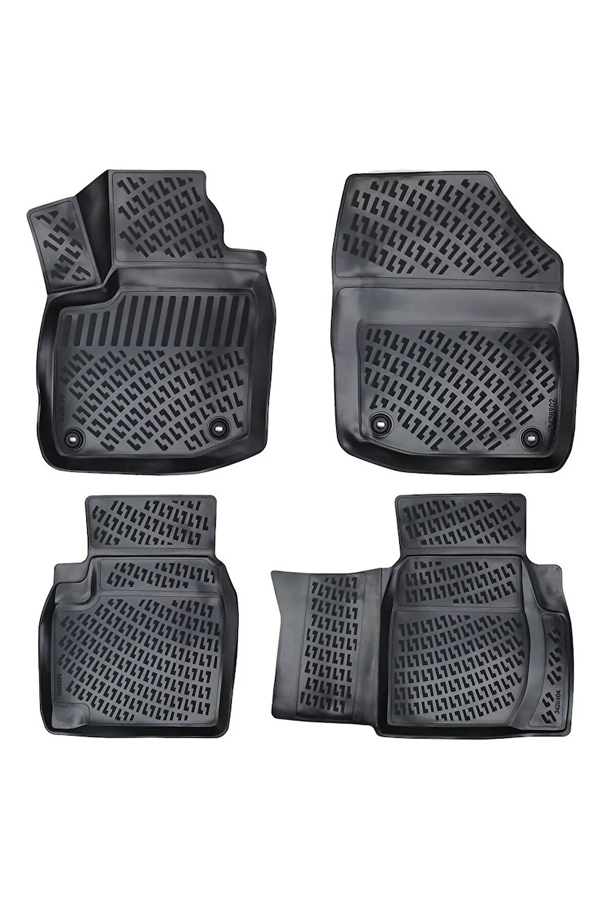 Honda Civic HB 2015 Araca Özel Tasarım 3D Havuzlu Paspas