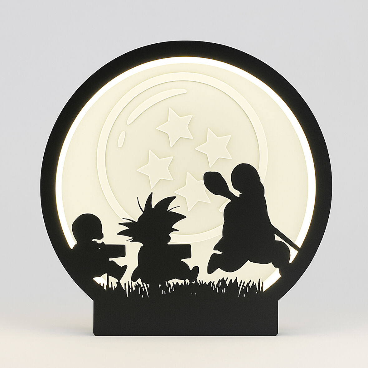 Anime Siluet Tasarımlı Led Masa Laması Dekoratif Işık