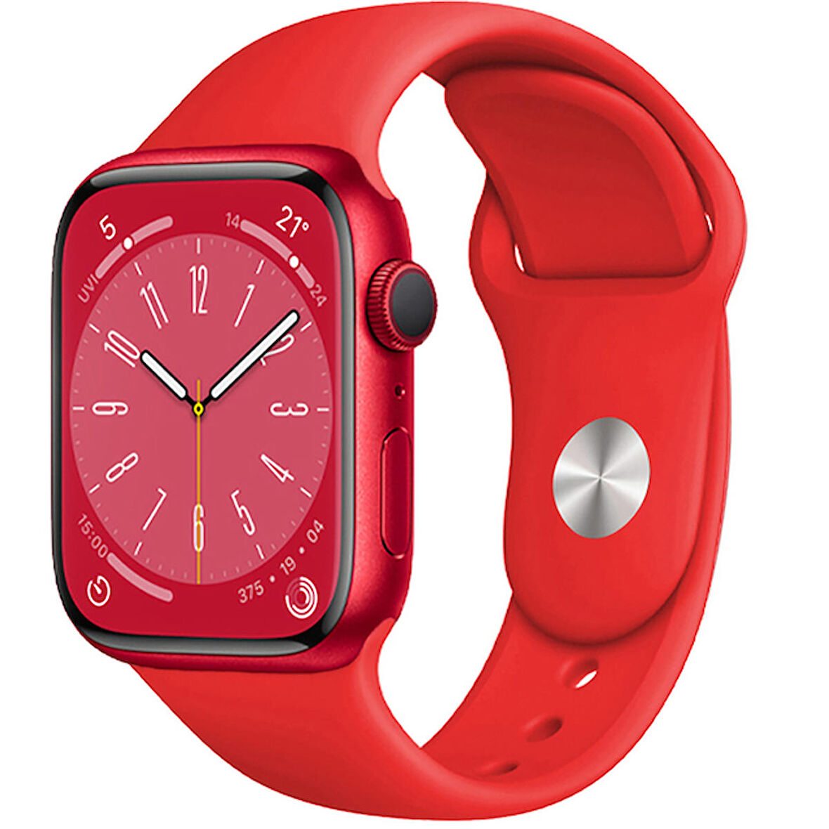 Forzacase Apple Watch Serisi 42-44-45-49 mm Uyumlu Silikon Kordon Kayış - FC005