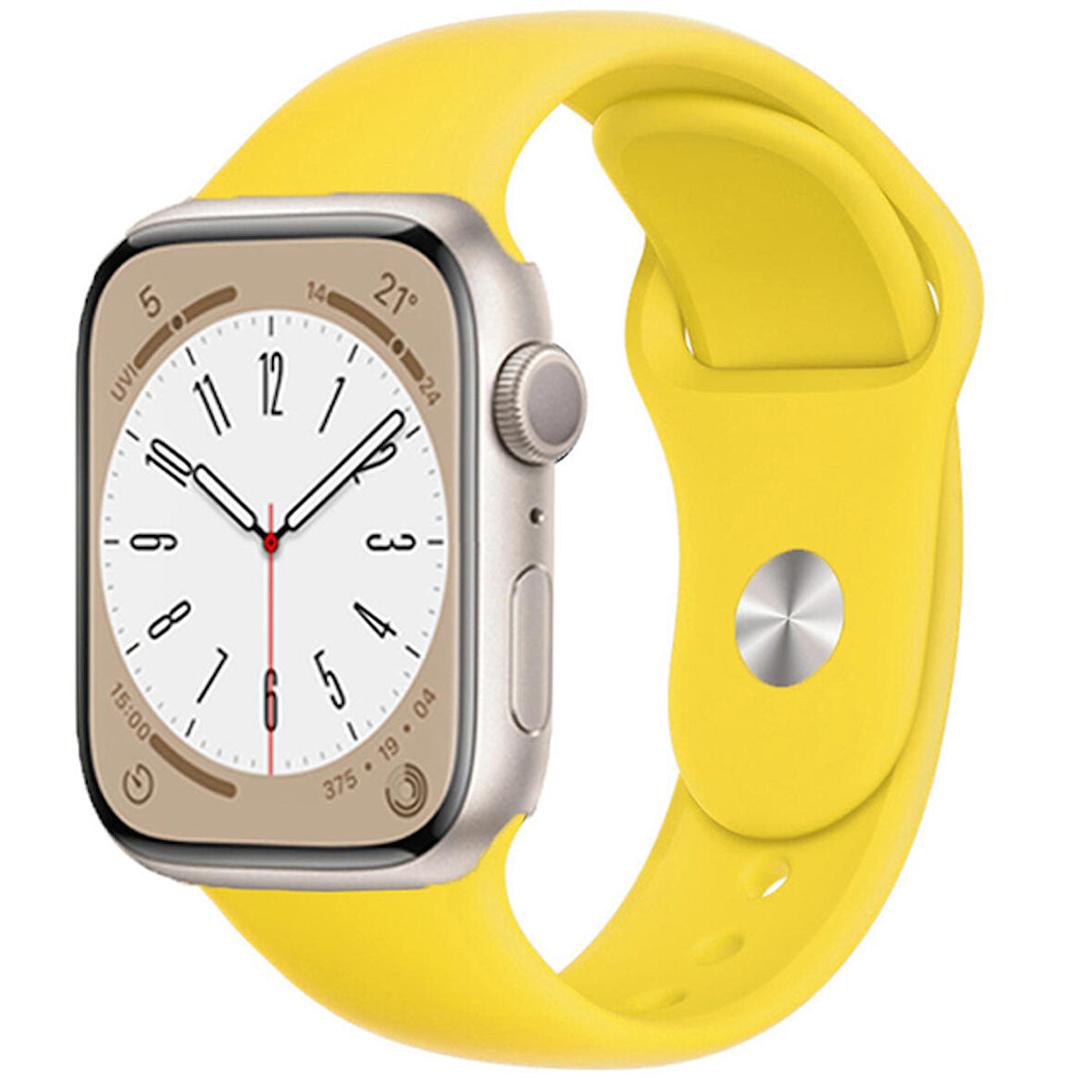 Forzacase Apple Watch Serisi 42-44-45-49 mm Uyumlu Silikon Kordon Kayış - FC005