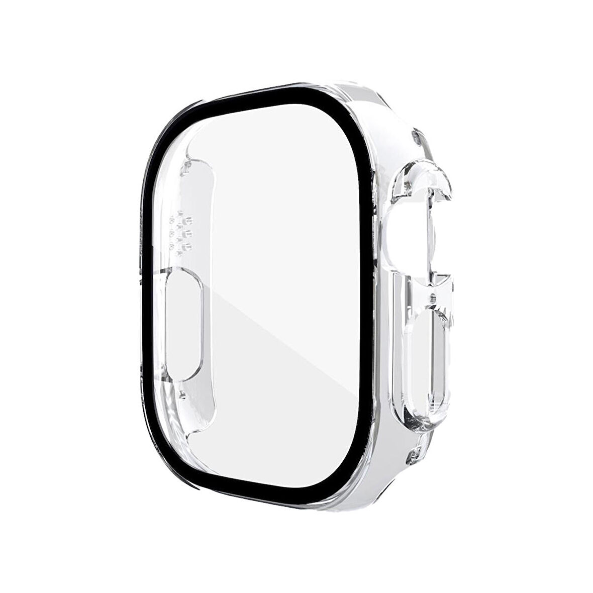 Forzacase Apple Watch 49mm Uyumlu Önü Kapalı Ekran Korumalı Sert Rubber Kılıf - FC015