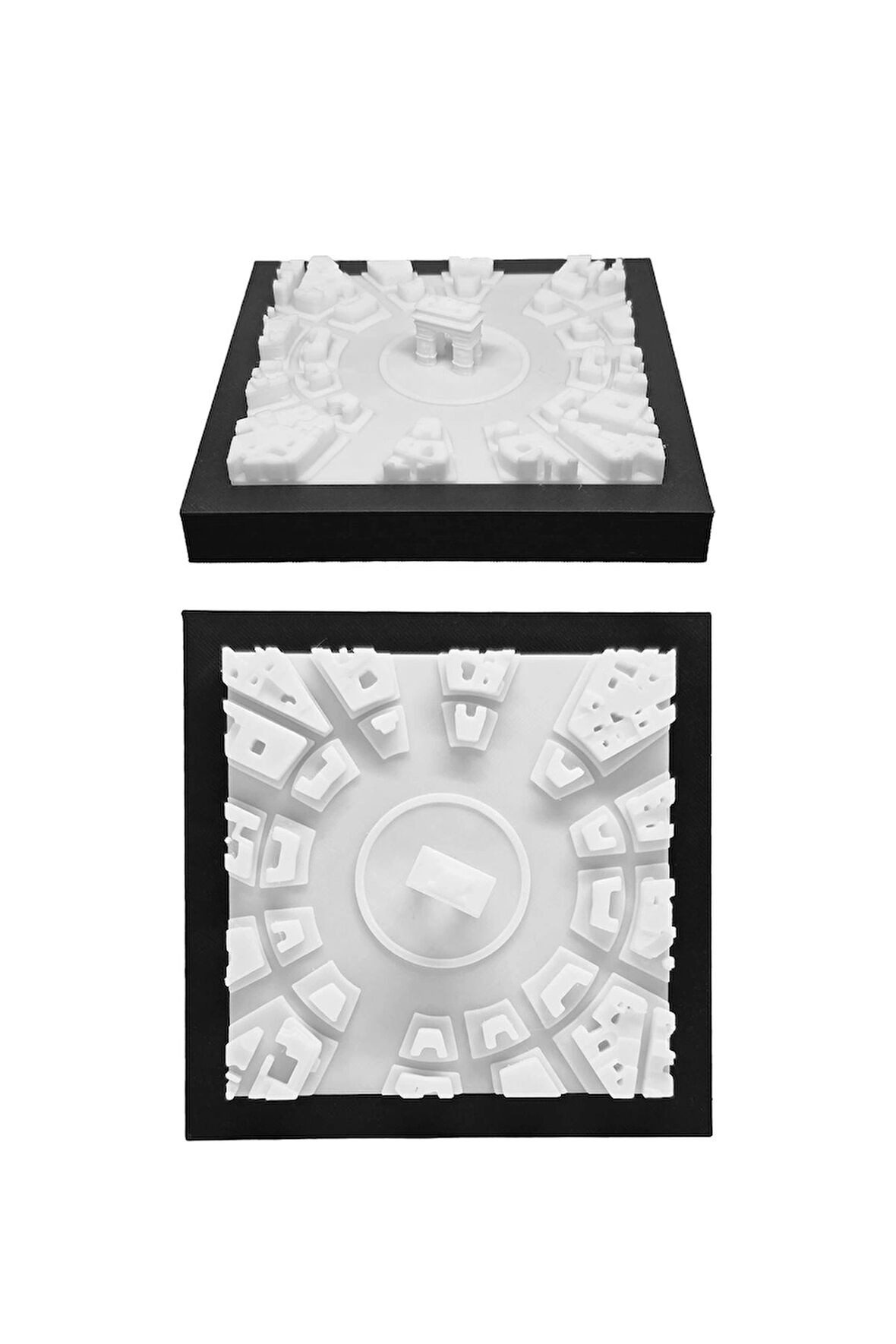 Fransa Paris Arc De Triomphe Zafer Takı Minyatür Duvar ve Masa Dekorasyonu Üç Boyutlu Mini Tablo