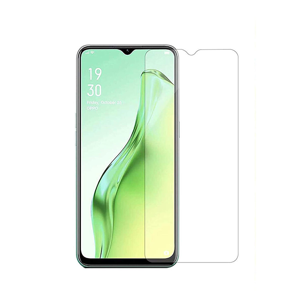 Forzacase Oppo A12 ile uyumlu Temperli Kırılmaz Cam Ekran Koruyucu - FC002