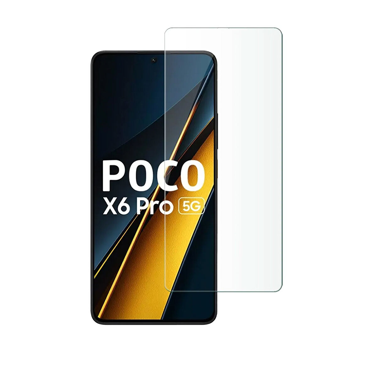 Forzacase Xiaomi Poco X6 Pro ile uyumlu Temperli Kırılmaz Cam Ekran Koruyucu - FC002