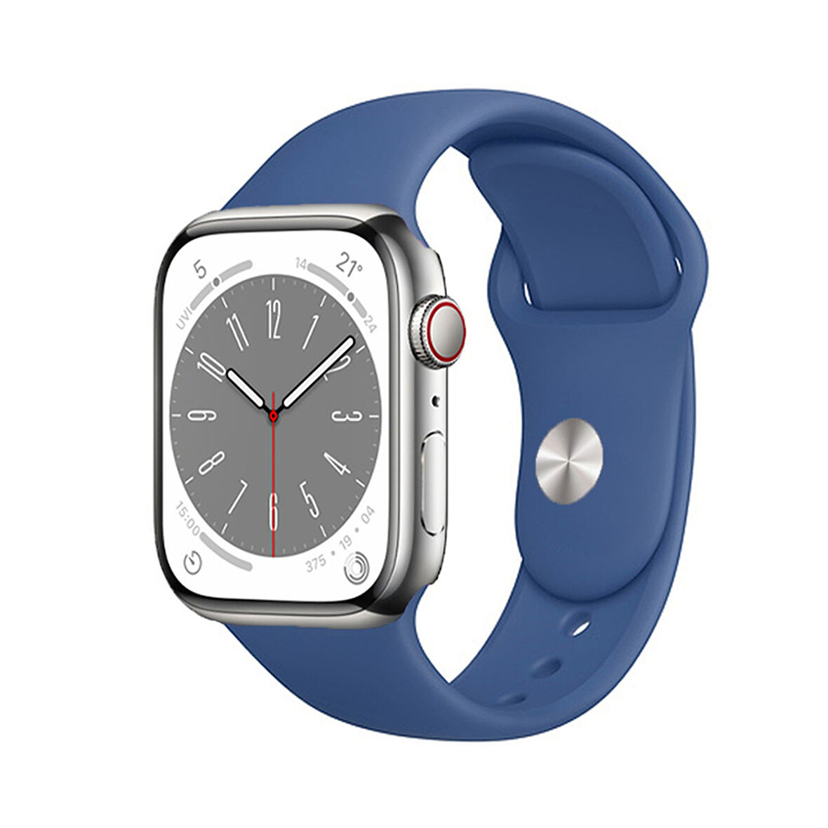 Forzacase Apple Watch 10 Series 46mm ile uyumlu Silikon Kordon Kayış - FC005