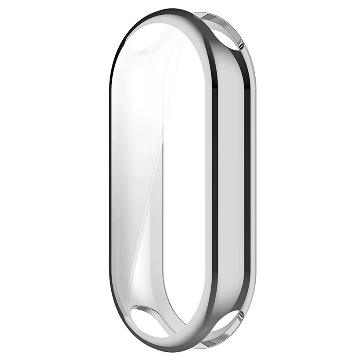 Forzacase Xiaomi Smart Band 10 ile uyumlu Önü Kapalı Ekran Korumalı Silikon Kılıf - FC010