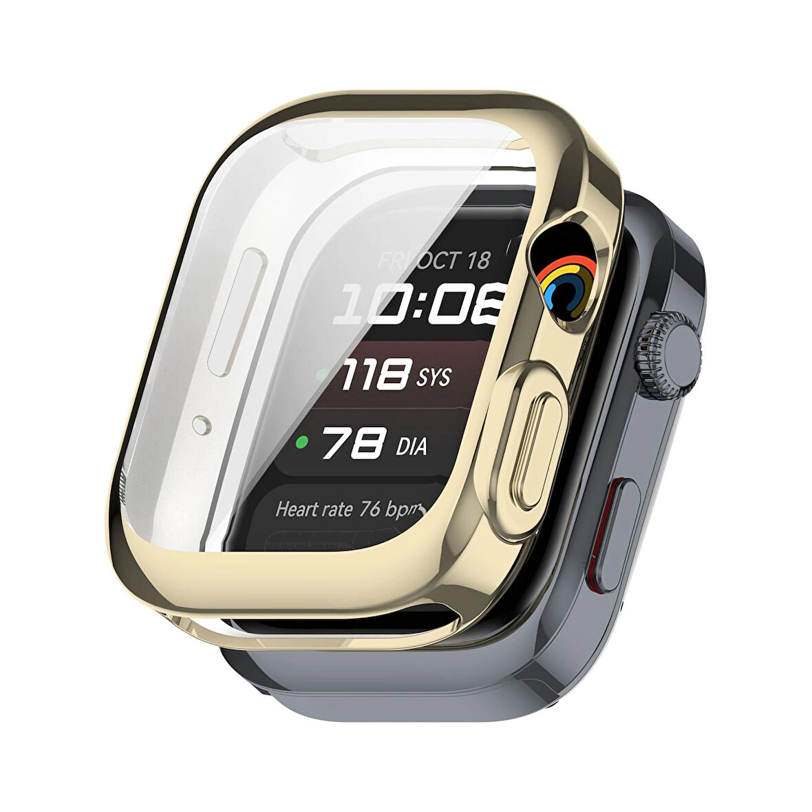 Forzacase Huawei Watch D2 ile uyumlu Önü Kapalı Ekran Korumalı Silikon Kılıf - FC010