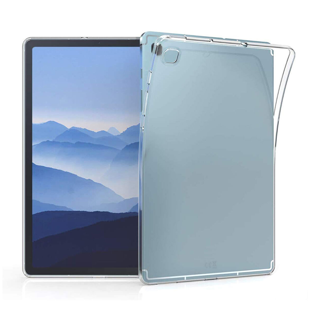 Forzacase Samsung Galaxy Tab S6 Lite 10.4 inch 2024 ile Uyumlu Silikon Kılıf Şeffaf - FC013