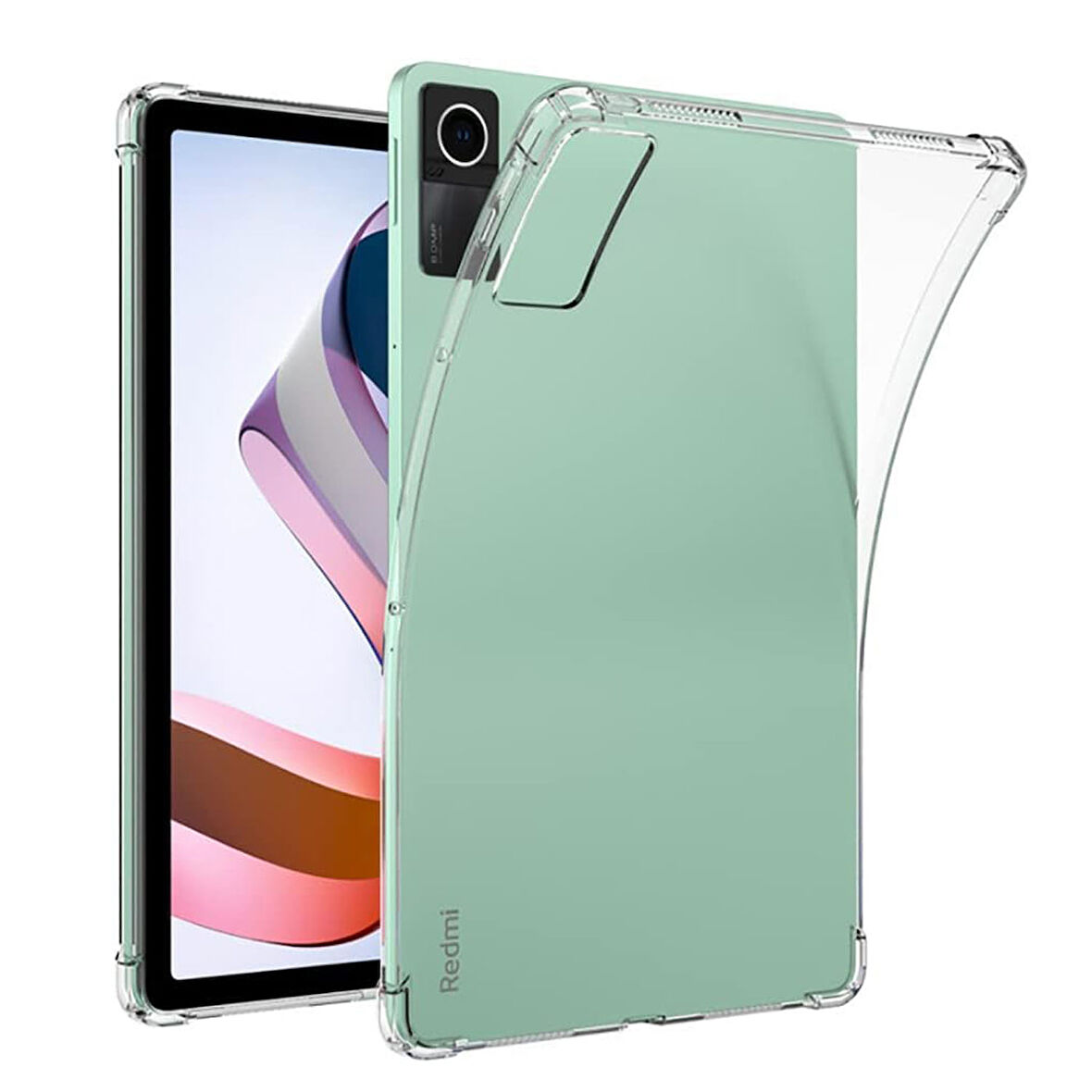 Forzacase Xiaomi Redmi Pad 10.61 inch Tablet ile uyumlu Anti Shock Silikon Kılıf Şeffaf - FC014