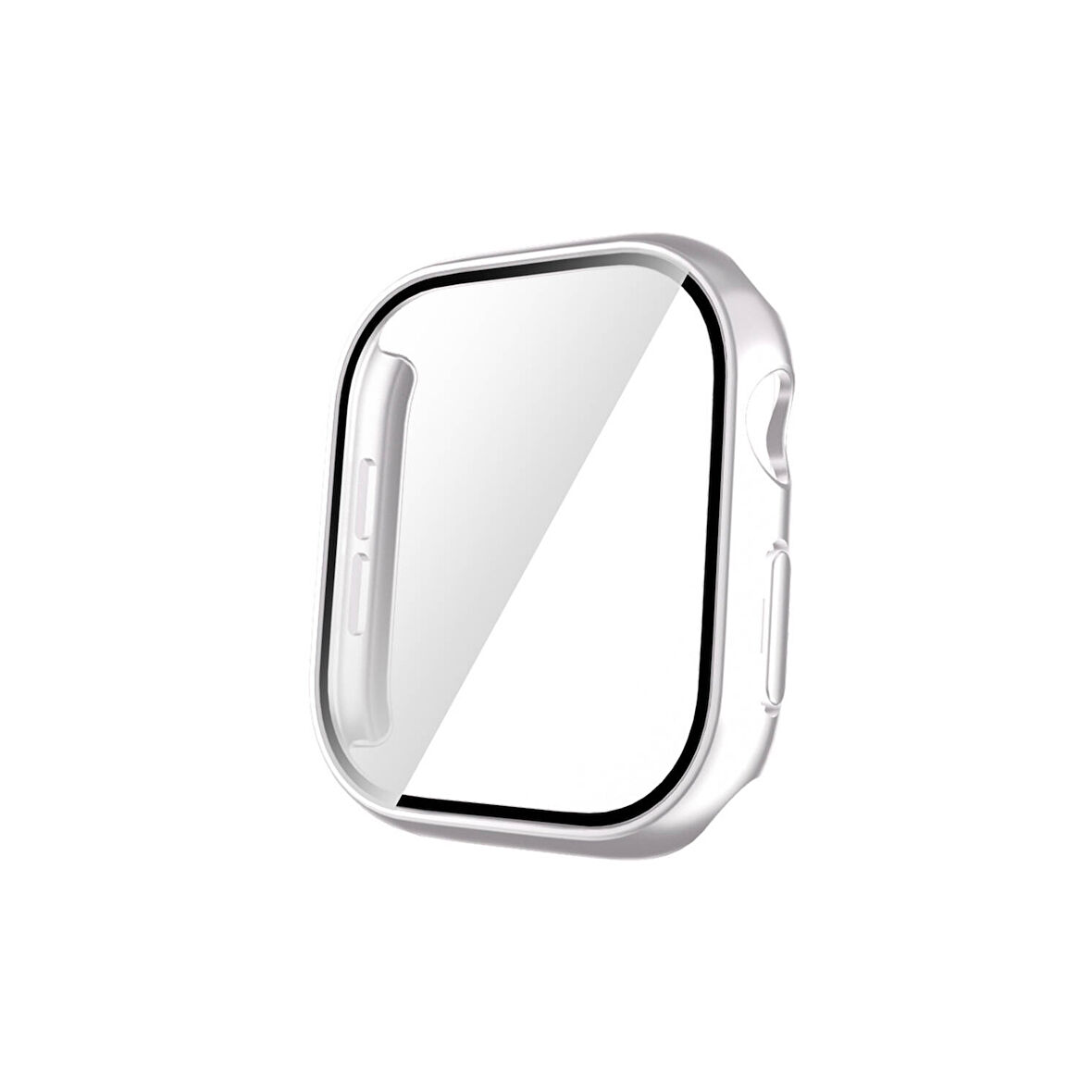 Forzacase Apple Watch 10 46mm Önü Kapalı Ekran Korumalı Sert Rubber Kılıf - FC015