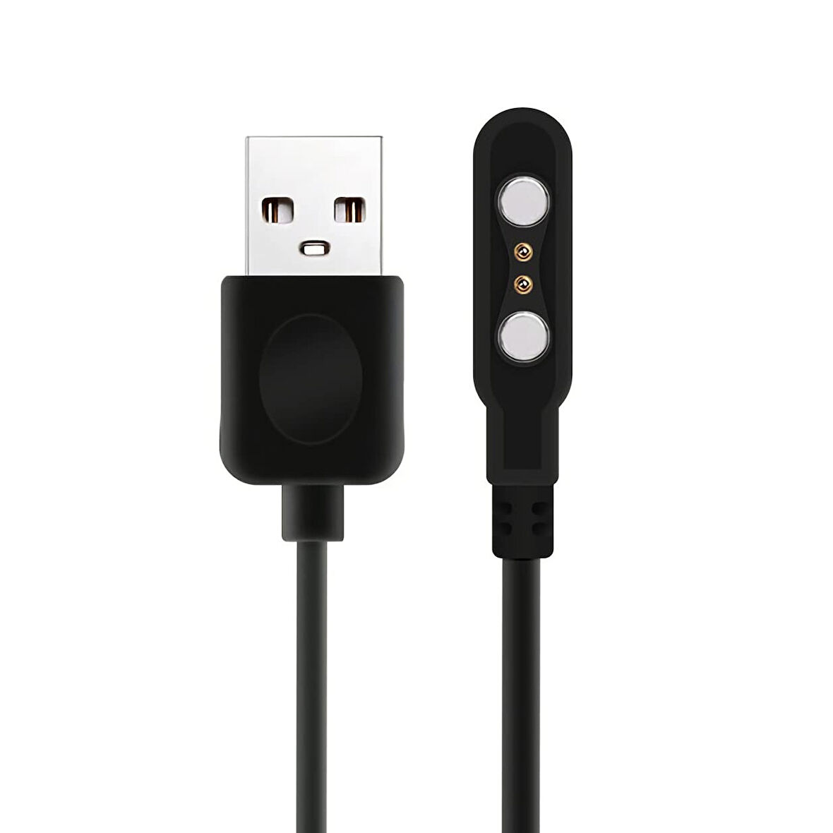Forzacase 2 Pin 2.84 mm Konnektör Akıllı Saatler için Manyetik Şarj Kablosu - FC017