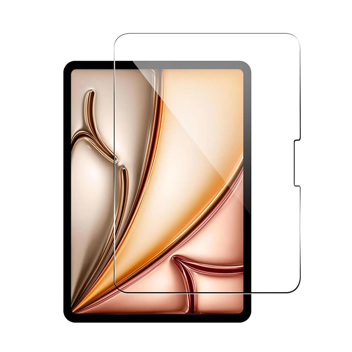 Forzacase iPad Pro 11 2024 11 inch ile uyumlu Temperli Kırılmaz Cam Ekran Koruyucu - FC021