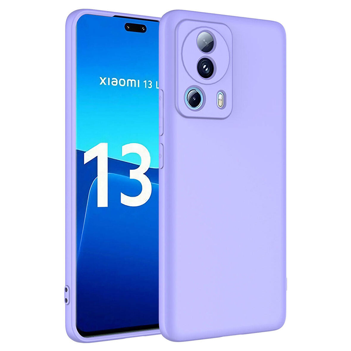 Forzacase Xiaomi 13 Lite uyumlu Liquid Serisi İçi Kadife Lansman Silikon Kılıf