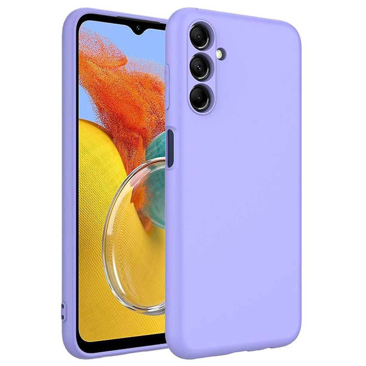 Forzacase Samsung Galaxy M14 uyumlu Liquid Serisi İçi Kadife Lansman Silikon Kılıf