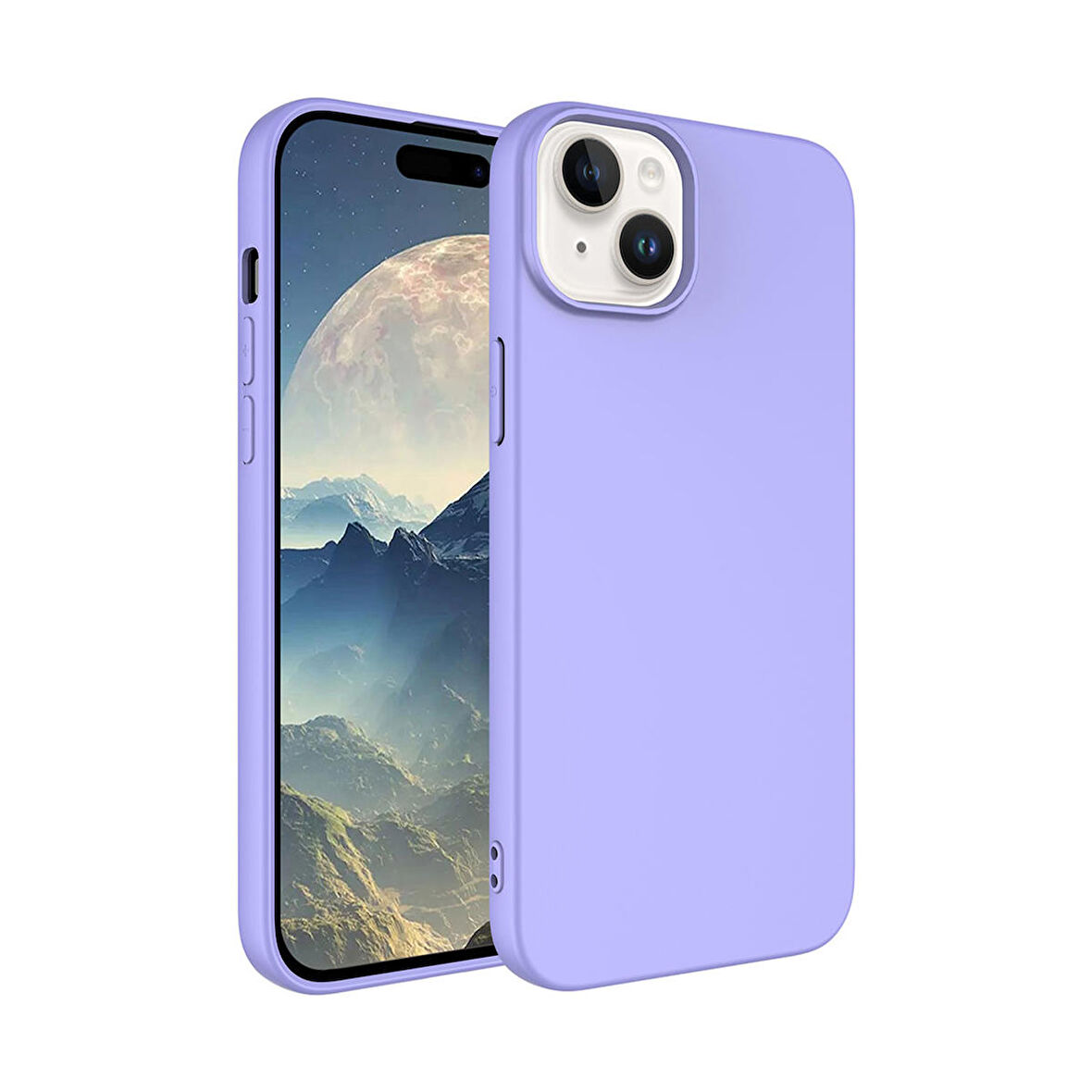 Forzacase iPhone 15 uyumlu Liquid Serisi İçi Kadife Lansman Silikon Kılıf