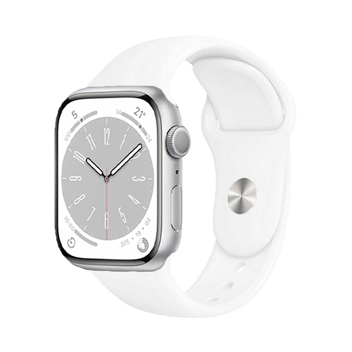 Forzacase Apple Watch 9 41mm Uyumlu Silikon Kordon Kayış - FC004