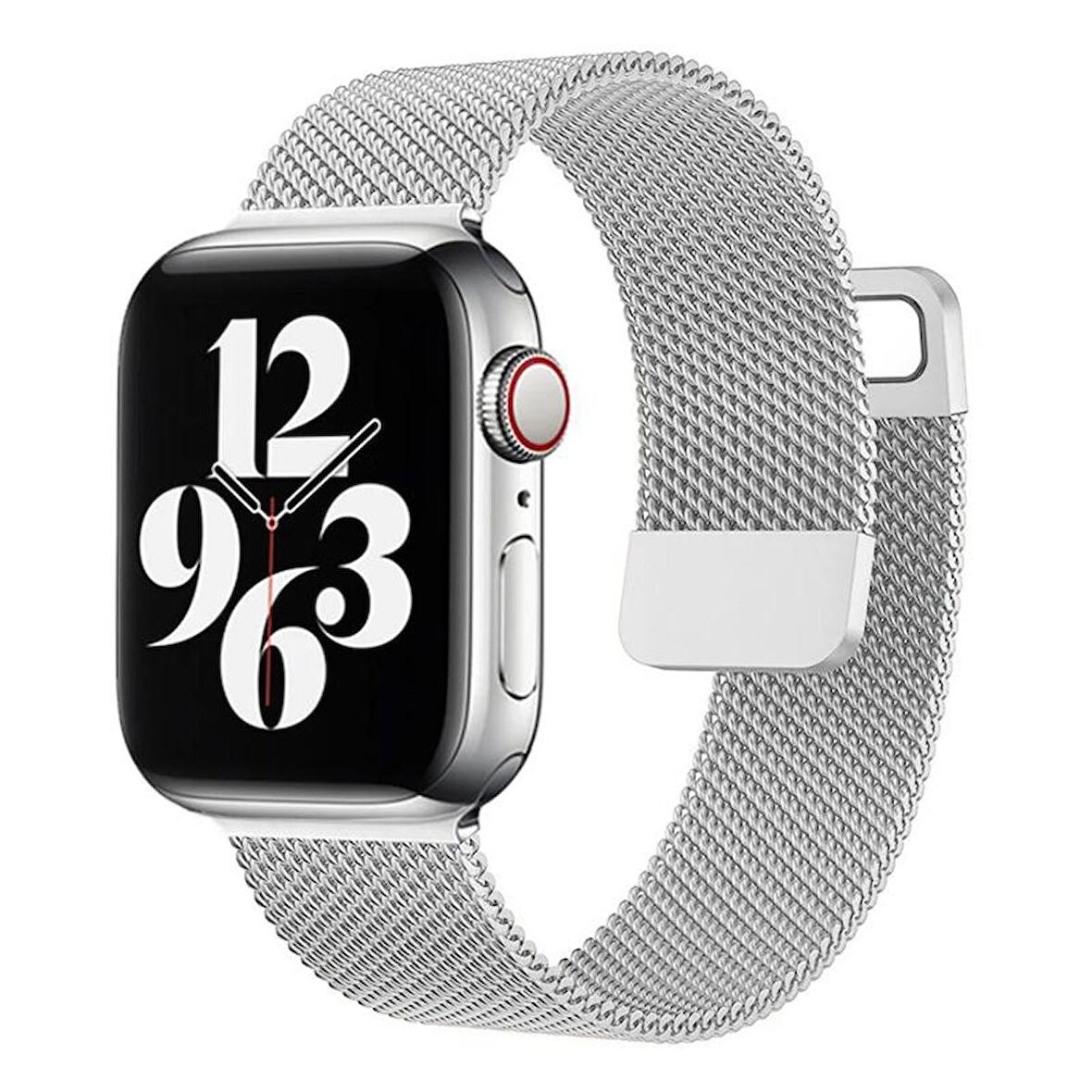 Forzacase Apple Watch 8 45mm ile uyumlu Metal Mıknatıslı Kordon Kayış - FC157