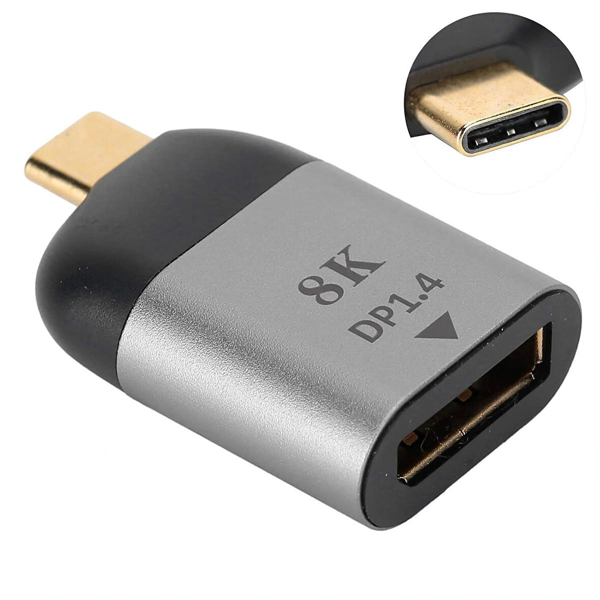 Forzacase Type-C to DP 8K 60hz 1080p Type-C iPhone 15 16 Serisi için DP Dönüştürücü - FC1033