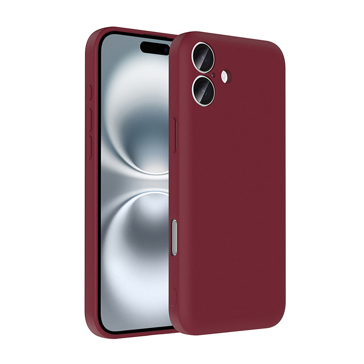 Forzacase iPhone 16 Plus ile uyumlu Kamera Korumalı Kartlık Hazneli Silikon Kılıf - FC1040