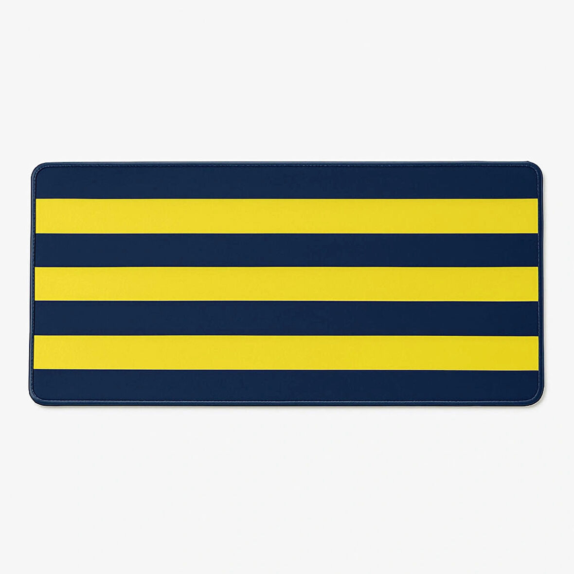 Forzacase Sarı - Lacivert Kaymaz Tabanlı Mouse Pad Büyük Boy Gaming Oyuncu uyumlu XL 70 x 30 cm - FC1067